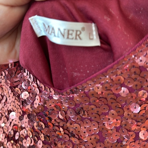 NWOT Lovely sequent, triple color, body con mini sleeveless dress - Picture 10 of 10